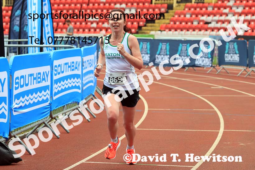 Gateshead Half Marathon, 2024 Gateshead Marathon, Half Marathon and 10k, Gateshead Stadium.  Photo: David T. Hewitson/Sports for All Pics